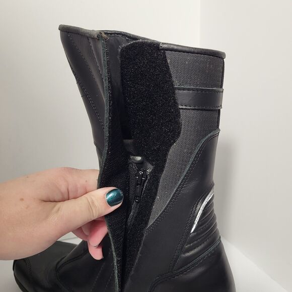 Diadora Black Combat & Moto Boots - Picture 9 of 13